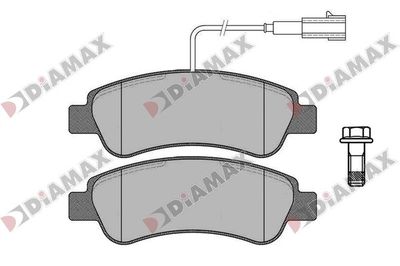 N09829 DIAMAX Комплект тормозных колодок, дисковый тормоз