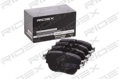 402B0481 RIDEX Комплект тормозных колодок, дисковый тормоз