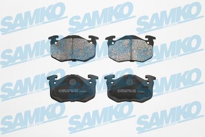 5SP484 SAMKO Комплект тормозных колодок, дисковый тормоз