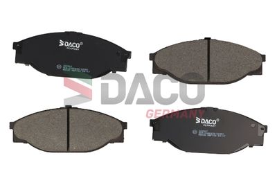323907 DACO Germany Комплект тормозных колодок, дисковый тормоз