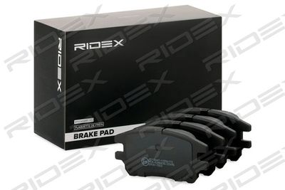 402B1222 RIDEX Комплект тормозных колодок, дисковый тормоз