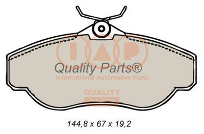 70414060 IAP QUALITY PARTS Комплект тормозных колодок, дисковый тормоз