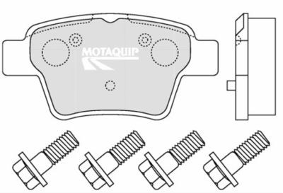 LVXL1266 MOTAQUIP Комплект тормозных колодок, дисковый тормоз