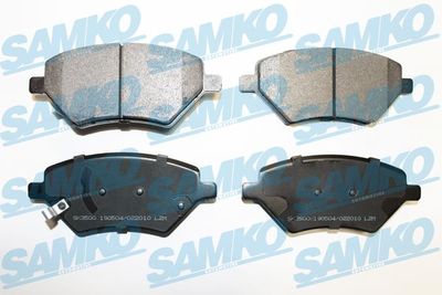 5SP2010 SAMKO Комплект тормозных колодок, дисковый тормоз
