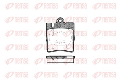 070900 KAWE Комплект тормозных колодок, дисковый тормоз