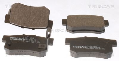 811010019 TRISCAN Комплект тормозных колодок, дисковый тормоз