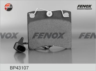 BP43107 FENOX Комплект тормозных колодок, дисковый тормоз