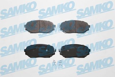 5SP525 SAMKO Комплект тормозных колодок, дисковый тормоз