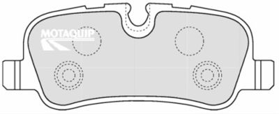 LVXL1197 MOTAQUIP Комплект тормозных колодок, дисковый тормоз
