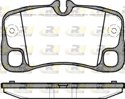 2136900 ROADHOUSE Комплект тормозных колодок, дисковый тормоз