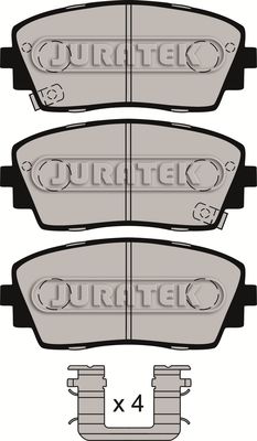 JCP8088 JURATEK Комплект тормозных колодок, дисковый тормоз