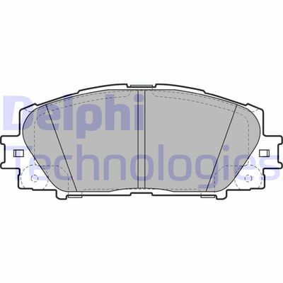 LP2135 DELPHI Комплект тормозных колодок, дисковый тормоз