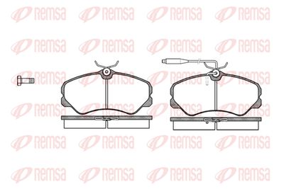 026102 REMSA Комплект тормозных колодок, дисковый тормоз