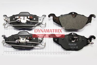 DBP1293 DYNAMATRIX Комплект тормозных колодок, дисковый тормоз