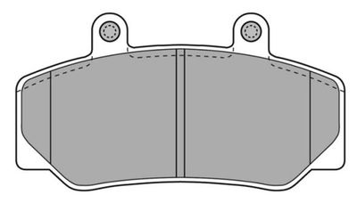 FBP0618 FREMAX Комплект тормозных колодок, дисковый тормоз