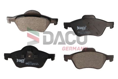 323006 DACO Germany Комплект тормозных колодок, дисковый тормоз