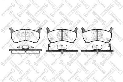 175002SX STELLOX Комплект тормозных колодок, дисковый тормоз