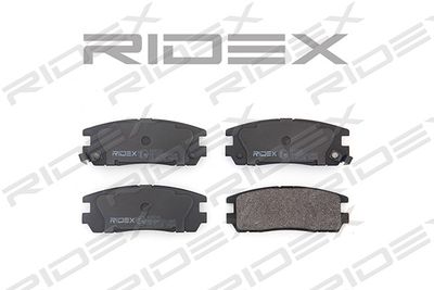 402B0168 RIDEX Комплект тормозных колодок, дисковый тормоз
