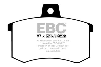 DP370 EBC Brakes Комплект тормозных колодок, дисковый тормоз