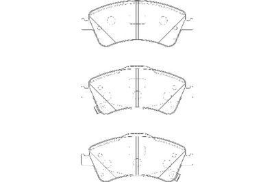 2135164 Omnicraft Комплект тормозных колодок, дисковый тормоз