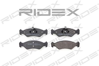 402B0178 RIDEX Комплект тормозных колодок, дисковый тормоз