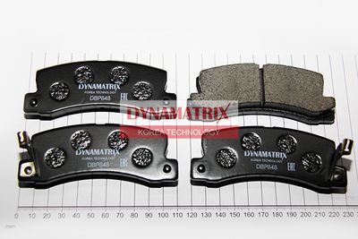 DBP848 DYNAMATRIX Комплект тормозных колодок, дисковый тормоз