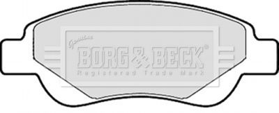 BBP1967 BORG & BECK Комплект тормозных колодок, дисковый тормоз