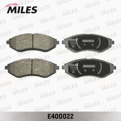 E400022 MILES Комплект тормозных колодок, дисковый тормоз