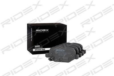 402B0832 RIDEX Комплект тормозных колодок, дисковый тормоз