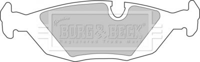 BBP1284 BORG & BECK Комплект тормозных колодок, дисковый тормоз