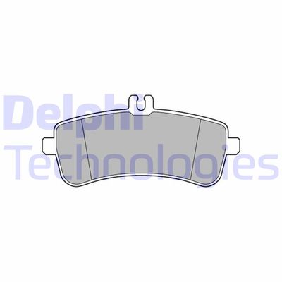 LP3583 DELPHI Комплект тормозных колодок, дисковый тормоз