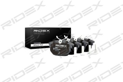 402B0718 RIDEX Комплект тормозных колодок, дисковый тормоз