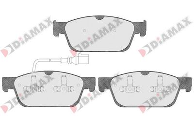 N09489 DIAMAX Комплект тормозных колодок, дисковый тормоз