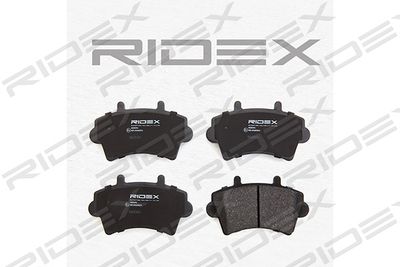 402B0196 RIDEX Комплект тормозных колодок, дисковый тормоз