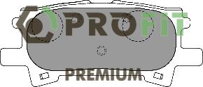 50051731 PROFIT Комплект тормозных колодок, дисковый тормоз