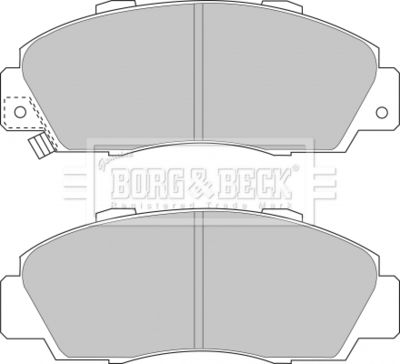 BBP1389 BORG & BECK Комплект тормозных колодок, дисковый тормоз