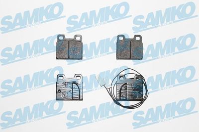 5SP531 SAMKO Комплект тормозных колодок, дисковый тормоз