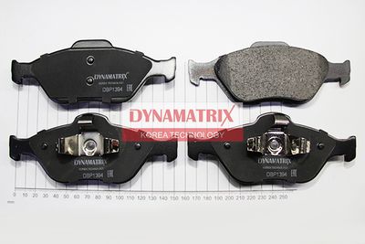 DBP1394 DYNAMATRIX Комплект тормозных колодок, дисковый тормоз