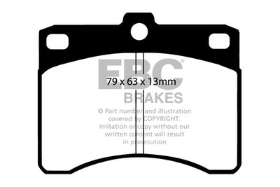 DP685 EBC Brakes Комплект тормозных колодок, дисковый тормоз