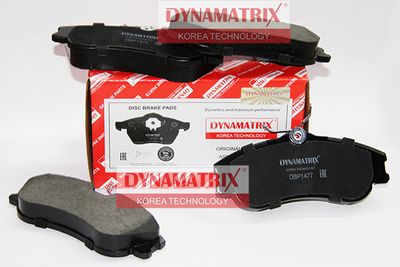 DBP1477 DYNAMATRIX Комплект тормозных колодок, дисковый тормоз