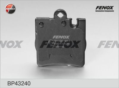 BP43240 FENOX Комплект тормозных колодок, дисковый тормоз