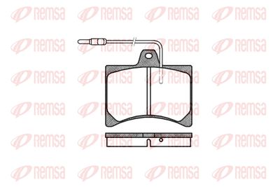 003504 REMSA Комплект тормозных колодок, дисковый тормоз