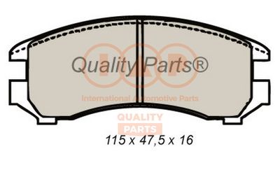 70413177 IAP QUALITY PARTS Комплект тормозных колодок, дисковый тормоз