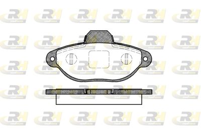 241420 ROADHOUSE Комплект тормозных колодок, дисковый тормоз