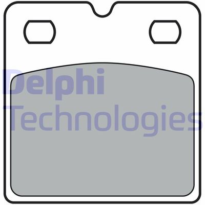 LP3405 DELPHI Комплект тормозных колодок, дисковый тормоз