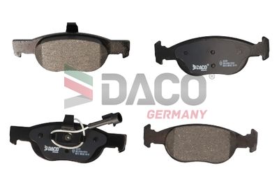 322339 DACO Germany Комплект тормозных колодок, дисковый тормоз