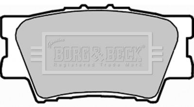 BBP1990 BORG & BECK Комплект тормозных колодок, дисковый тормоз