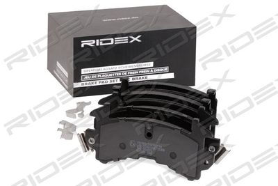 402B1353 RIDEX Комплект тормозных колодок, дисковый тормоз