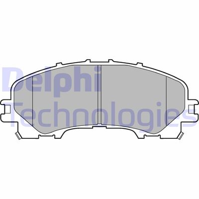 LP3183 DELPHI Комплект тормозных колодок, дисковый тормоз