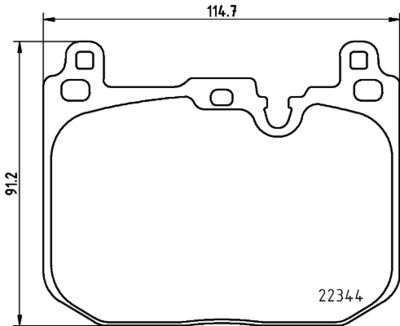 8DB355025621 HELLA PAGID Комплект тормозных колодок, дисковый тормоз